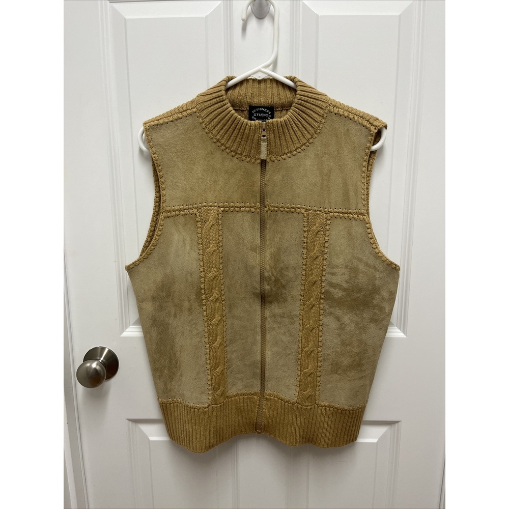 Designer Studio‎ Originals Leather And Knit Vest